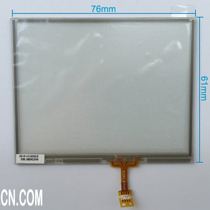3,5 pouces 76x61mm écran tactile résistif numériseur verre 012A1-0356B