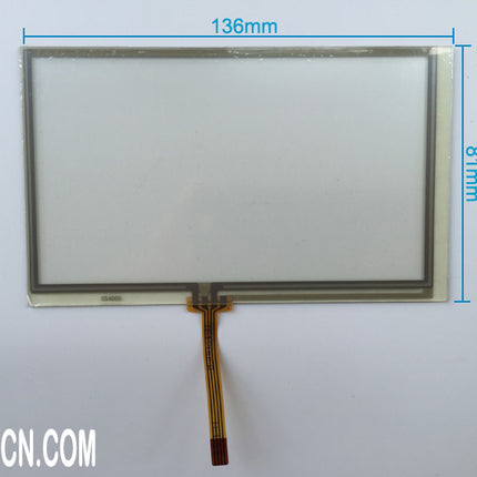 Tela sensível ao toque resistiva universal de 5,4 polegadas 054005 136x81mm