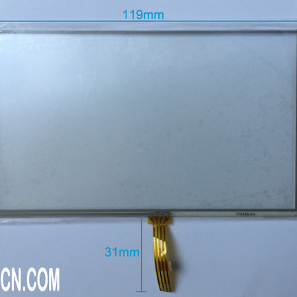 5 inch 119x72mm Resistive Touch Screen Digitizer Glass T1615A-A4 for LMS500HF01