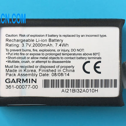 361-00077-00 Garmin Rechargeable Li-ion Battery