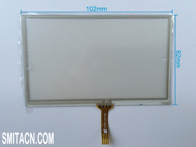 4,3 102x62mm pouces écran tactile résistif numériseur verre 5015-201508