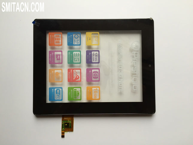 Écran tactile de tablette de 8 pouces avec cadre 080066-03A-V1