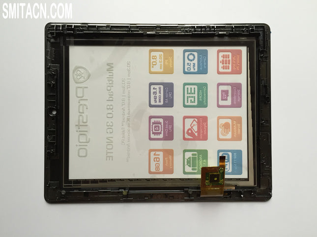 Écran tactile de tablette de 8 pouces avec cadre 080066-03A-V1