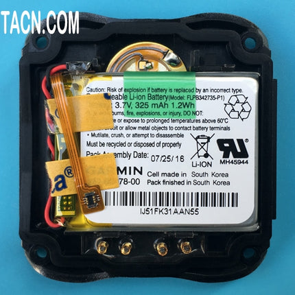 Batería de iones de litio con tapa inferior para reloj GPS Garmin Forerunner 920XT