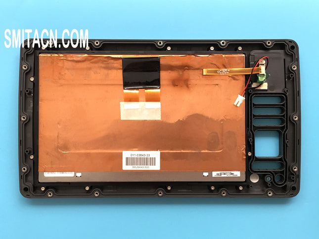 Painel de exibição de LCD ecrã LCD com moldura para Garmin echoMAP 95SV
