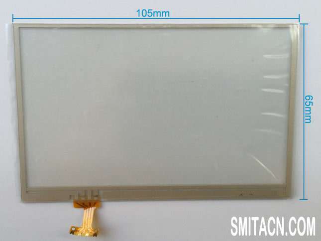 4,3 pouces 105x65mm écran tactile résistif numériseur verre pour Sharp LQ043T1DH01