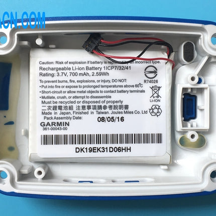 Coque arrière étui avec batterie pour Garmin Edge 500