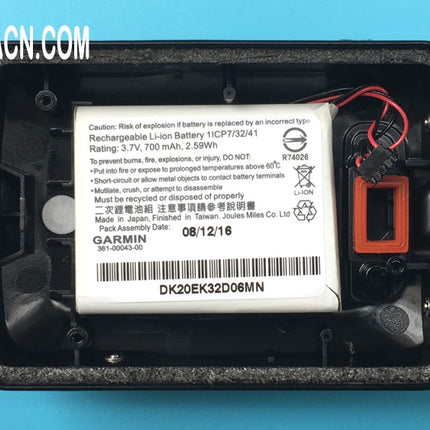 Back Cover Case with Li-ion Battery for Garmin Edge 820