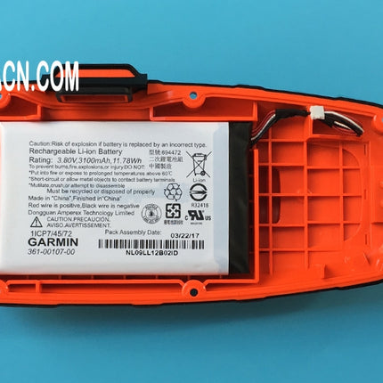 Back Cover Case with Li-ion Battery for Garmin inReach Explorer+