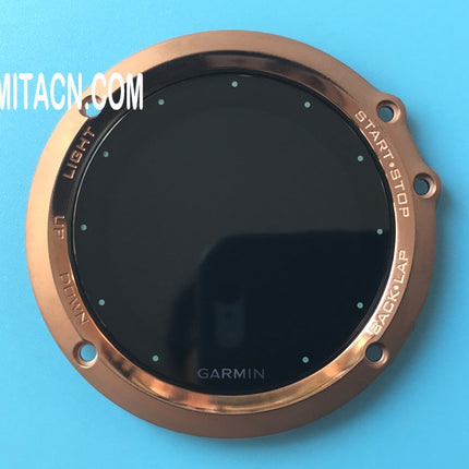 Couverture de cas avant avec vitre d'écran LCD pour Garmin Fenix 3 HR et Sapphire (Saphir)