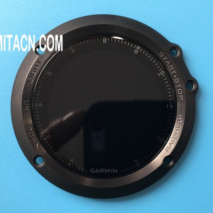Couverture de cas avant avec vitre d'écran LCD pour Garmin Fenix 3 HR et Sapphire (Saphir)