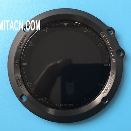 Couverture de cas avant avec vitre d'écran LCD pour Garmin Fenix 3 HR et Sapphire (Saphir)