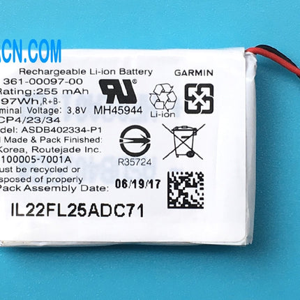 361-00097-00 batería recargable de ion de litio para Garmin Fenix 5
