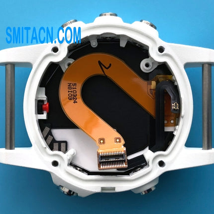 Couverture de cas avant avec vitre d'écran LCD pour Garmin Fenix 5S Plus