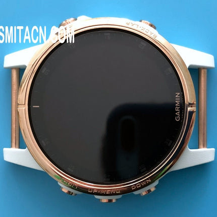 Couverture de cas avant avec vitre d'écran LCD pour Garmin Fenix 5S Plus