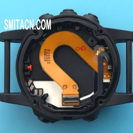 Couverture de cas avant avec vitre d'écran LCD pour Garmin Fenix 5S Plus