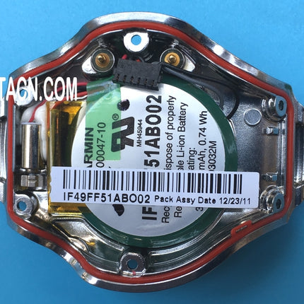 Batería de iones de litio con tapa inferior para reloj GPS Garmin Forerunner 610