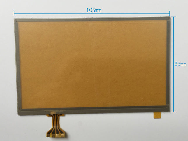 4,3 pouces 105x65mm écran tactile résistif numériseur verre G152006