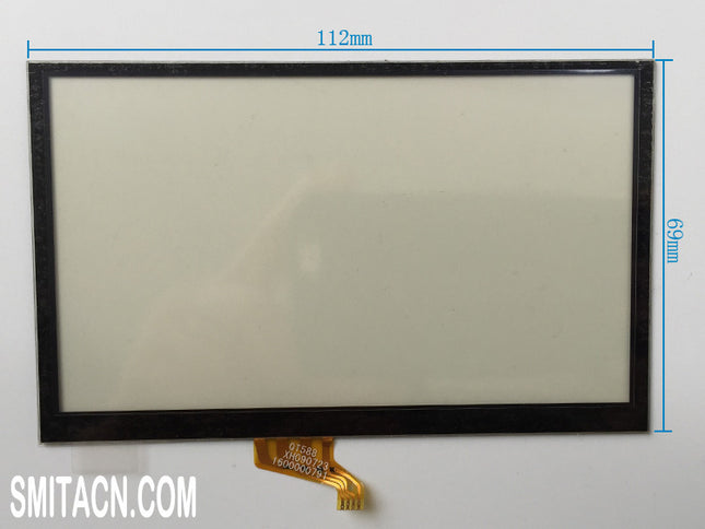 4,7 pouces 112x69mm écran tactile résistif numériseur verre QT588