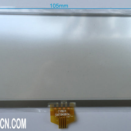4,3 pouces 105x65mm SMT043074 écran tactile résistif numériseur verre pour TomTom navigateur GPS