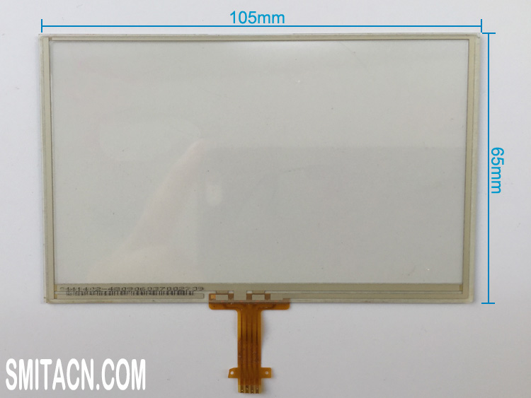 4.3 inch resistive touch screen digitizer glass