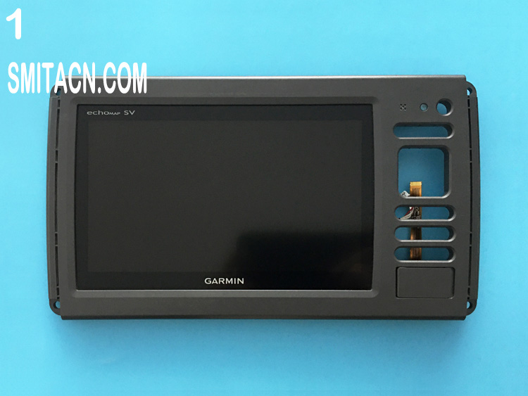 LCD Anzeigefeld LCD-Bildschirm mit Rahmen für Garmin echoMAP CHIRP 72sv 73sv 74sv 75sv