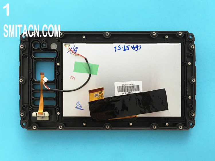 LCD Anzeigefeld LCD-Bildschirm mit Rahmen für Garmin echoMAP CHIRP 72sv 73sv 74sv 75sv