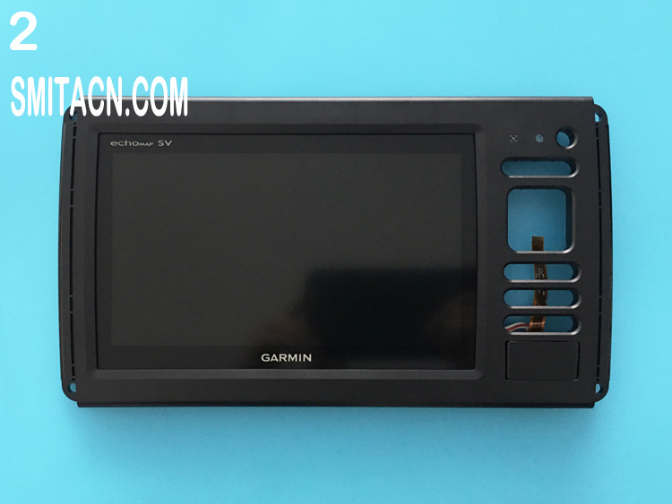 LCD Anzeigefeld LCD-Bildschirm mit Rahmen für Garmin echoMAP CHIRP 72sv 73sv 74sv 75sv