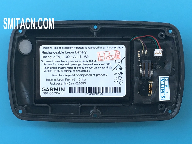 Back cover case with li-ion battery for Garmin Edge 810