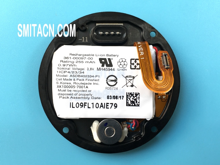 Rückseitige Abdeckung mit wiederaufladbarer Li-Ion-Batterie für Garmin Fenix 5