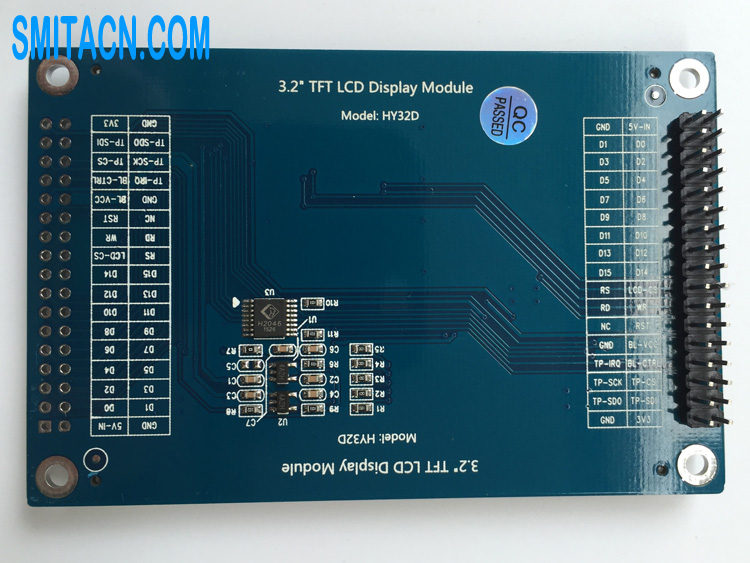 HY32D 3.2 inch TFT LCD display module touch screen controller XPT2046 LCD controller ILI9325