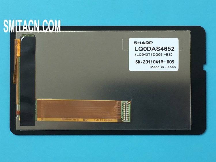 Sharp LQ0DAS4652 LQ043T1DG09-ES LCD Anzeigefeld mit Touchscreen Digitalisierer